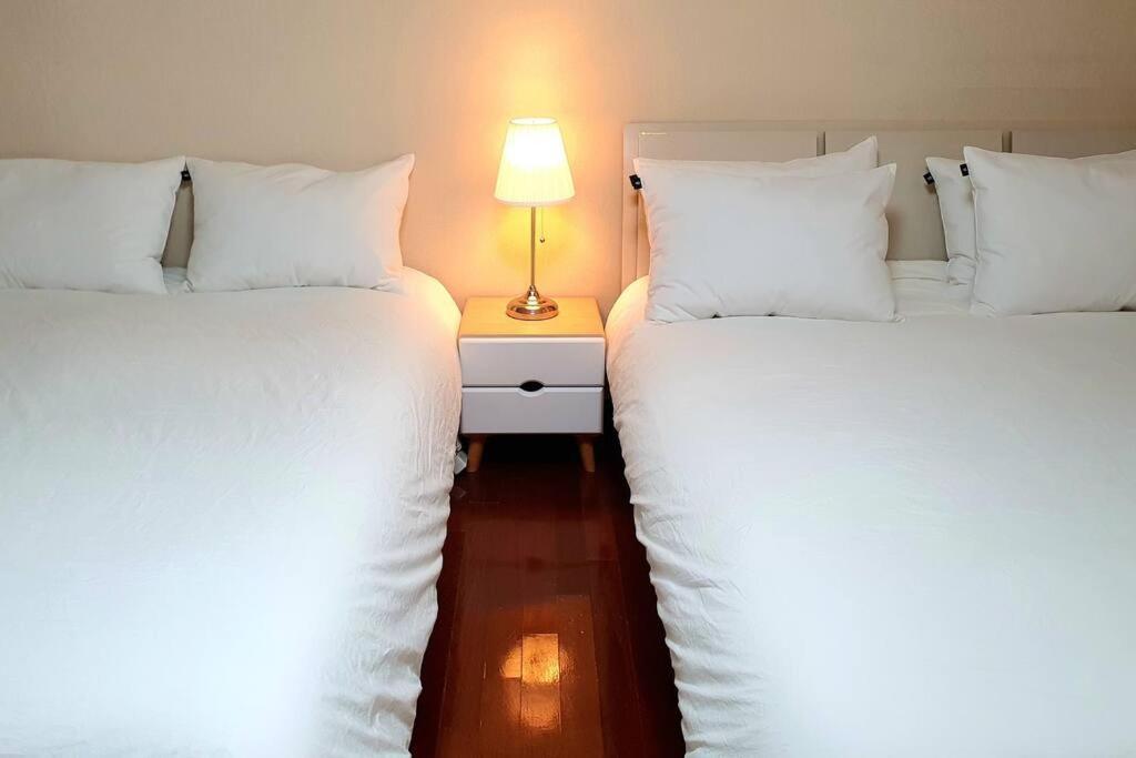 Haeundai Beach 1 Cho Apartment ปูซาน ภายนอก รูปภาพ